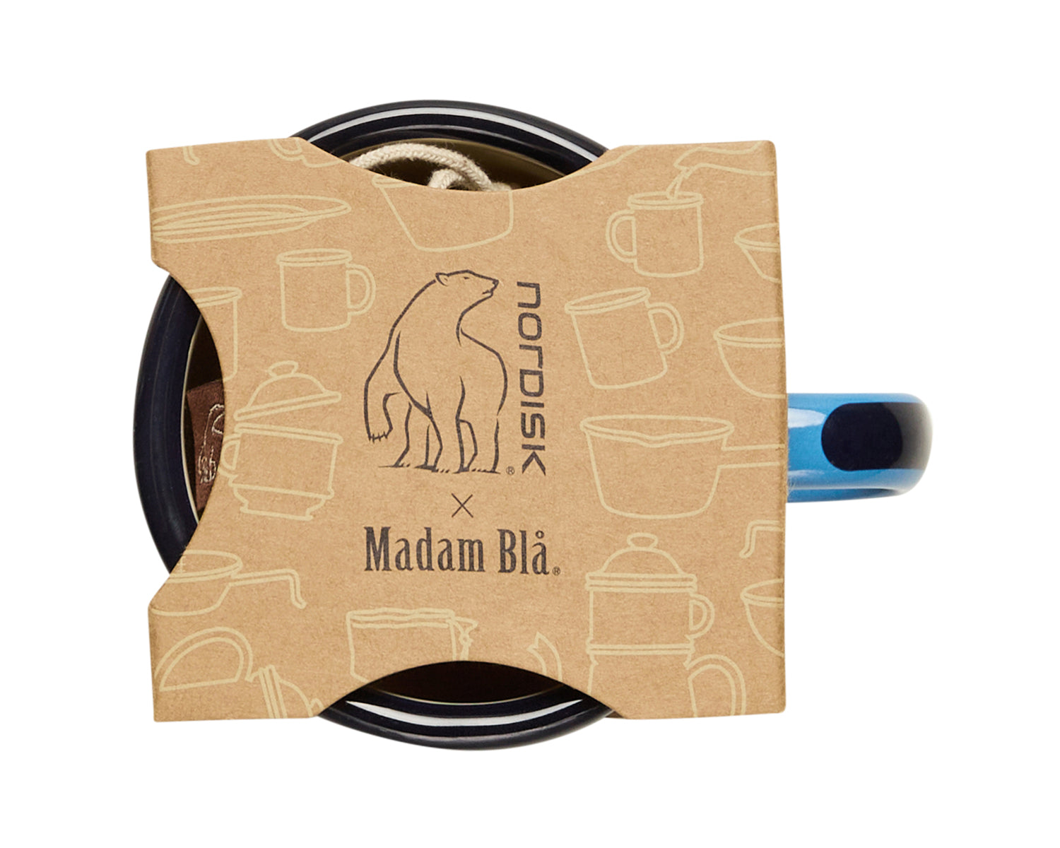 Madam Blå Kop 350ml - Sky Blue