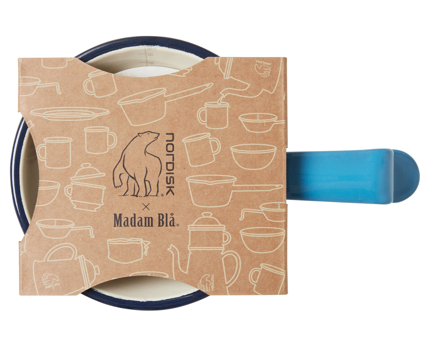 Madam Blå Målekop - Sky Blue