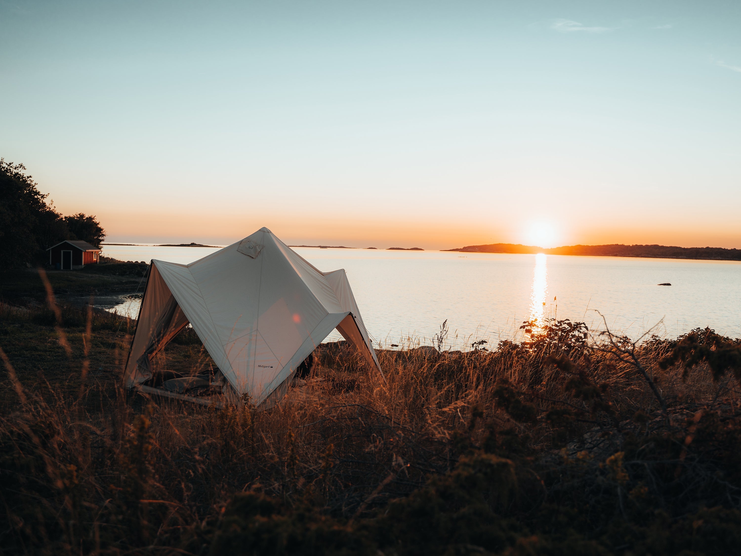 Midgard 9.2 Glampingtelt - 9.2 m² | 6 personer | Sandshell