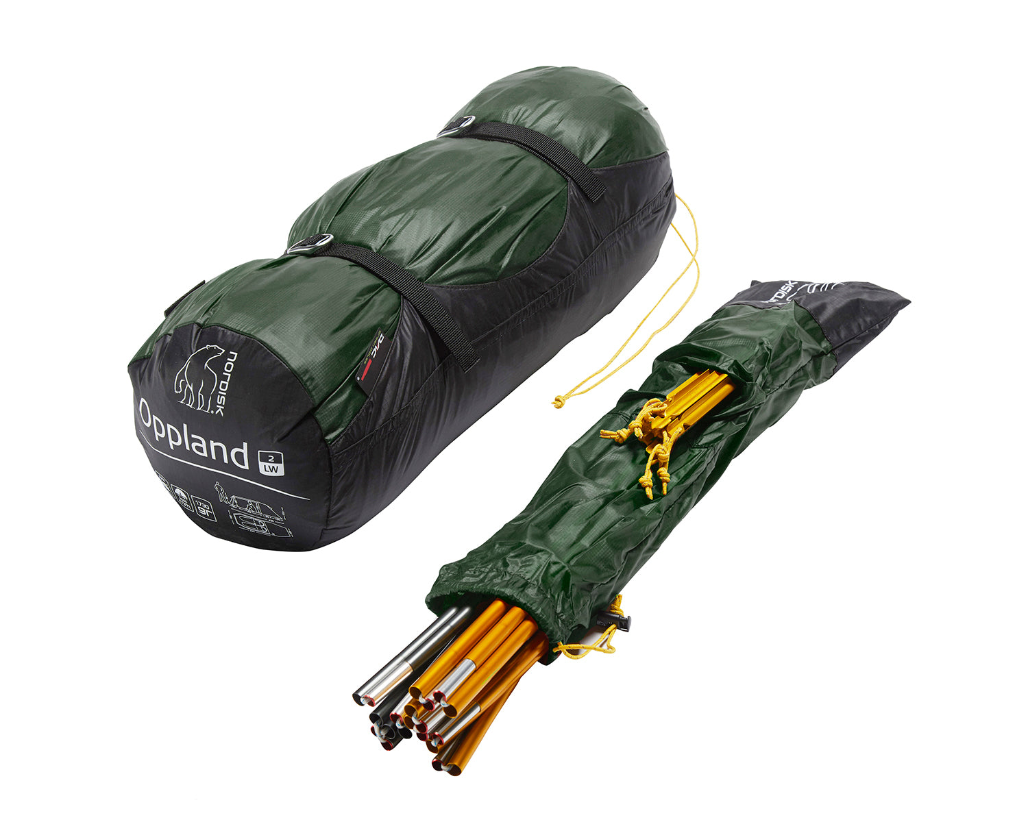 Oppland 2 LW Telt - 2 personer | Forest Green