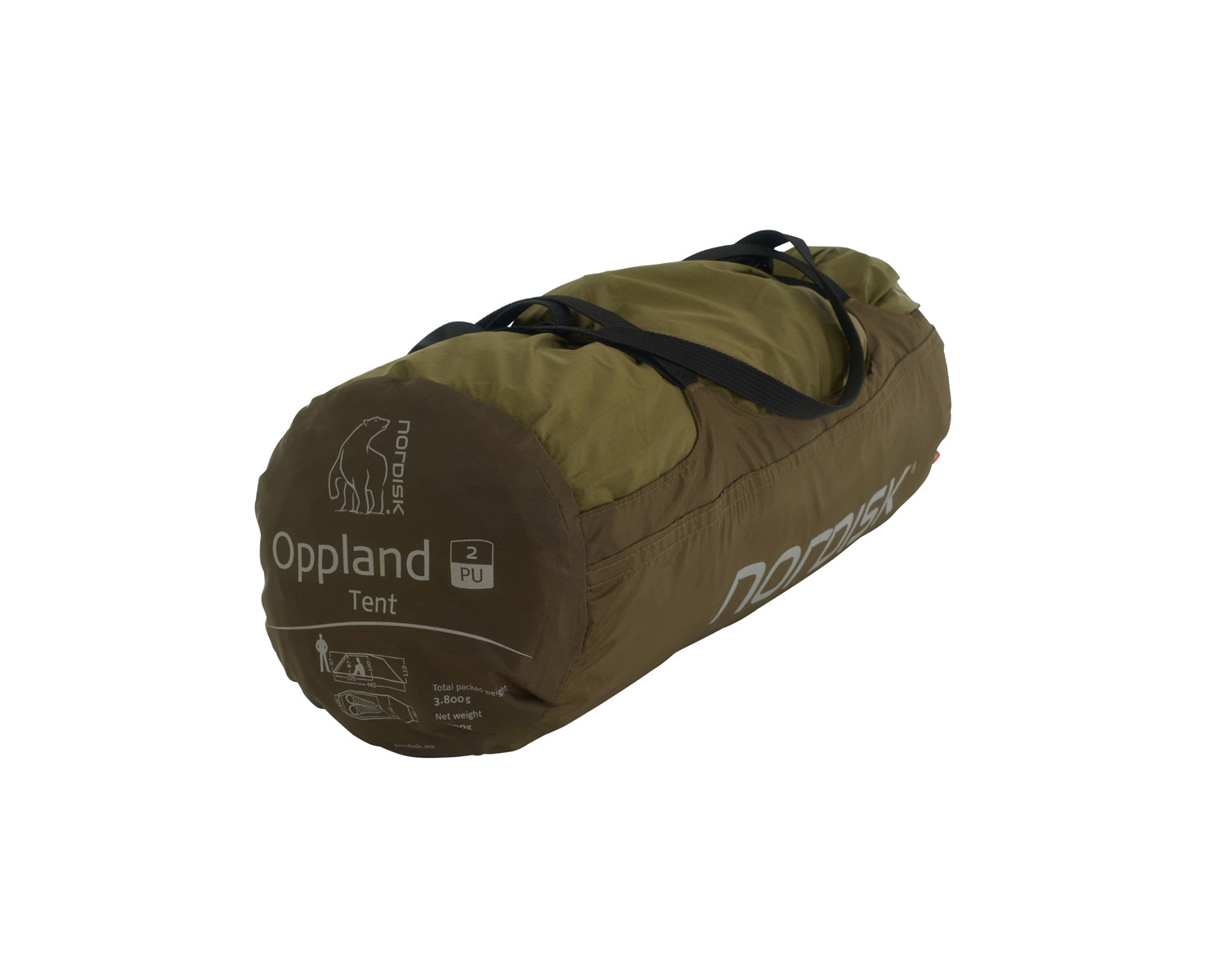 Oppland 2 PU (2.0) Telt - 2 personer | Dark Olive