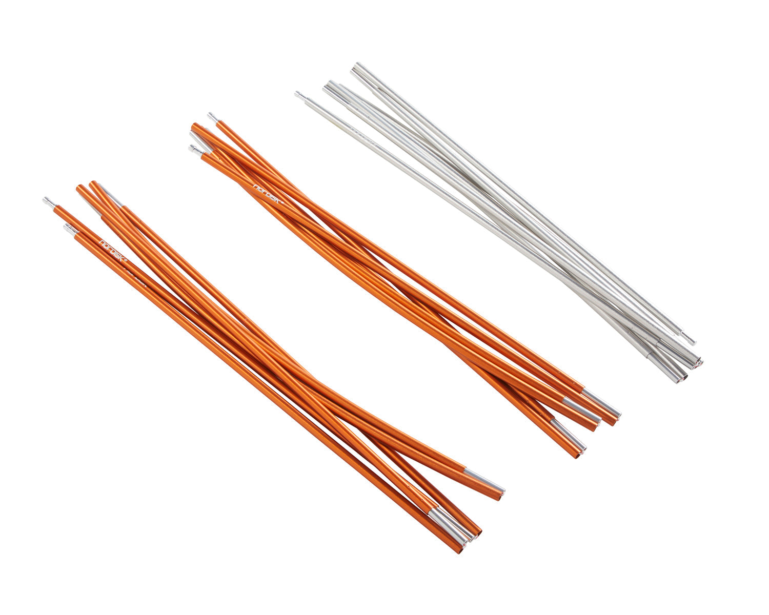 Oppland 2 PU Reservestænger - Aluminium