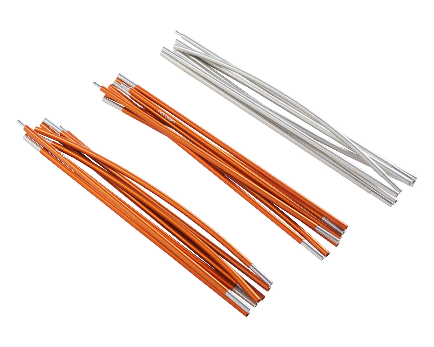 Oppland 3 PU Reservestænger - Aluminium