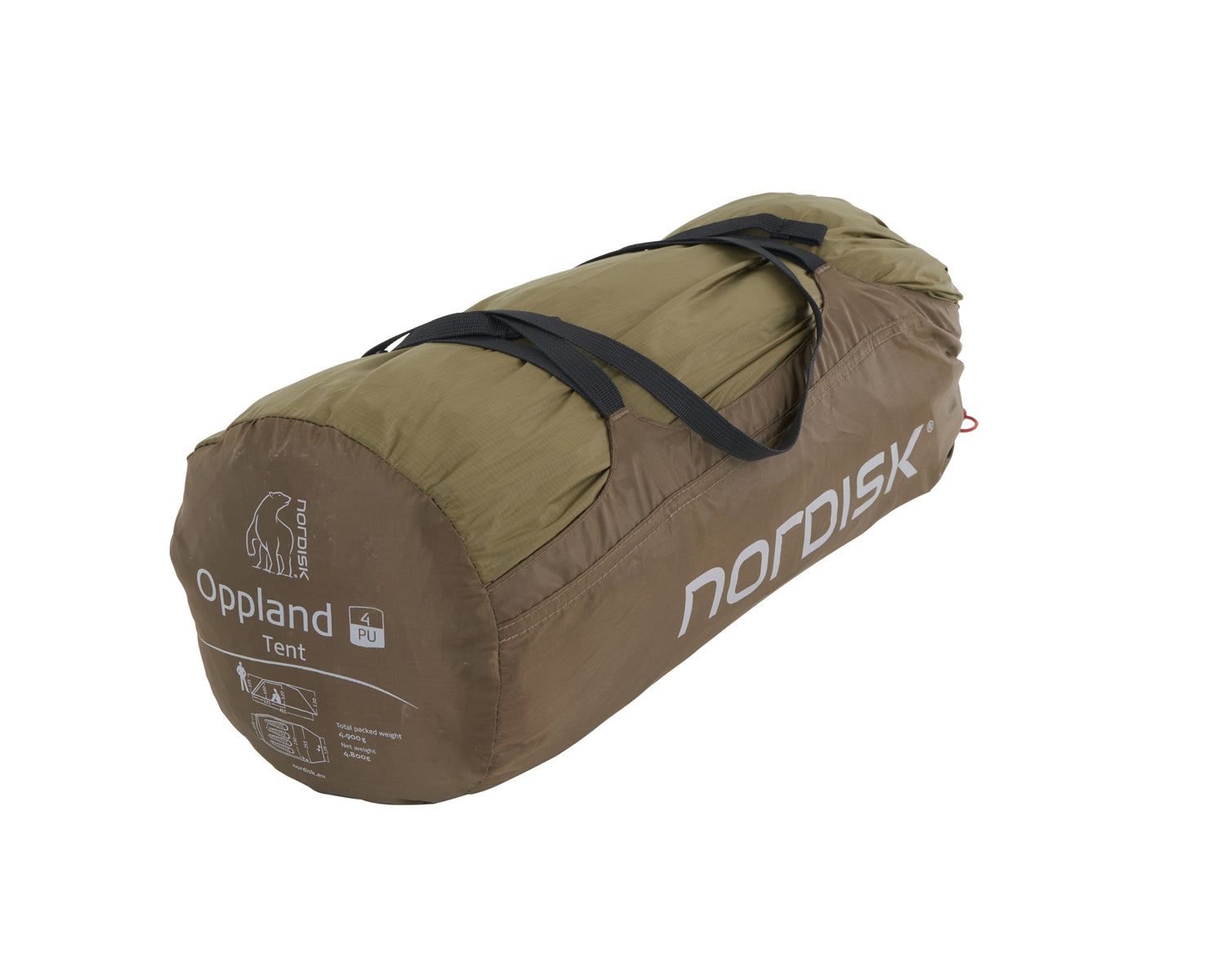 Oppland 4 PU Telt - 4 personer | Dark Olive