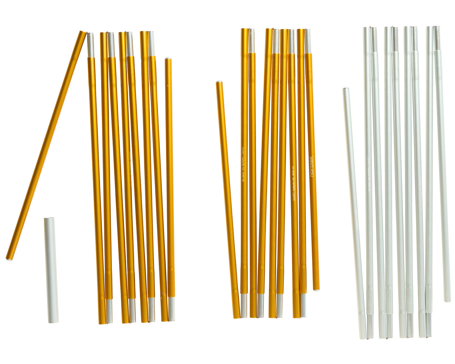 Seiland 2 SP Reservestænger - Aluminium