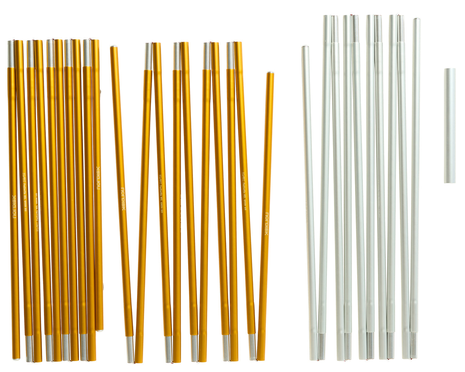 Seiland 3 SP Reservestænger - Aluminium