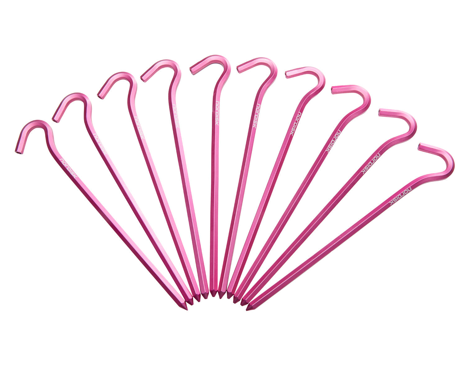 Aluminium Skewer Pegs (10 stk.) - Pløkker | Azalea Cherry Pink