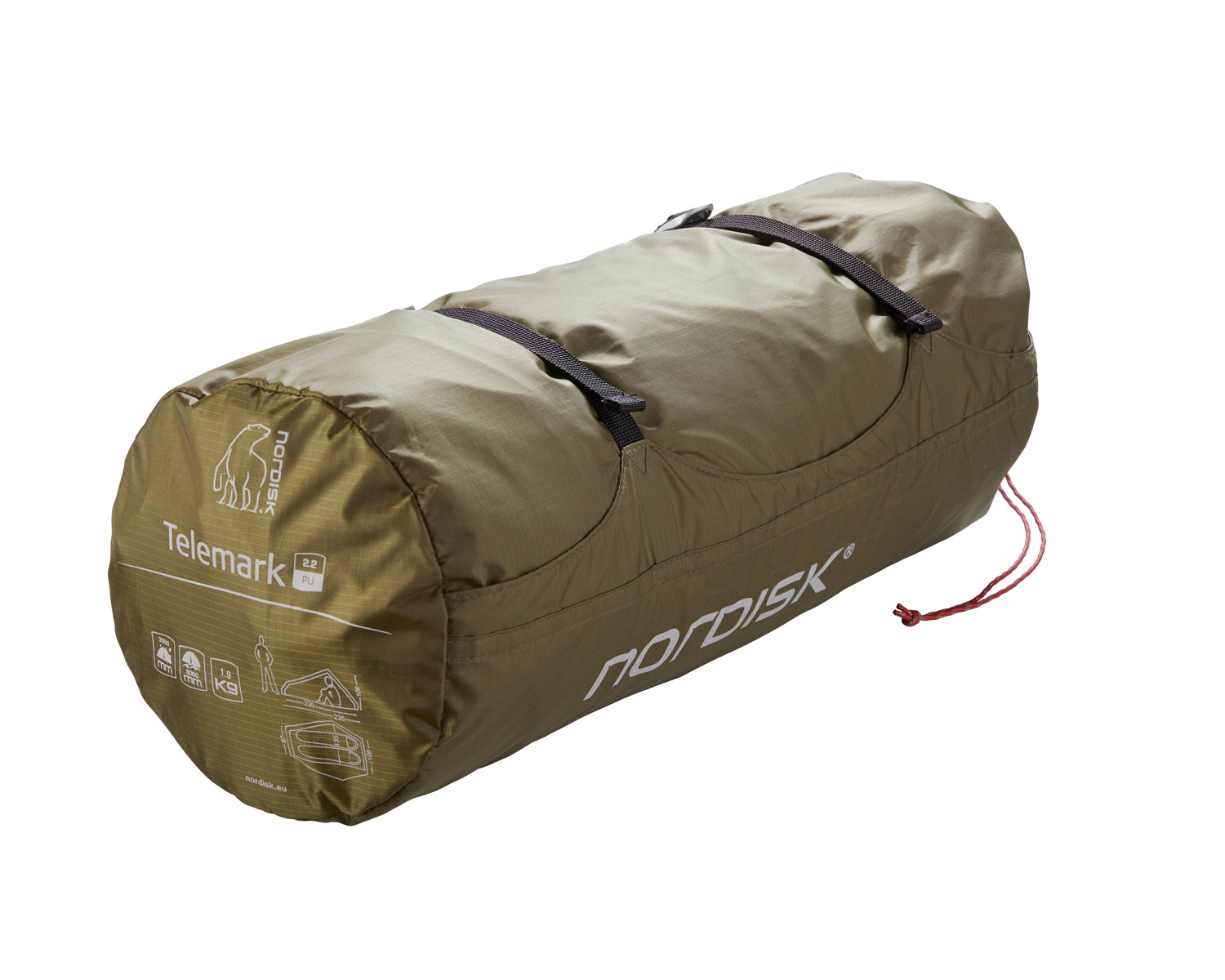 Telemark 2.2 PU Telt - 2 personer | Dark Olive