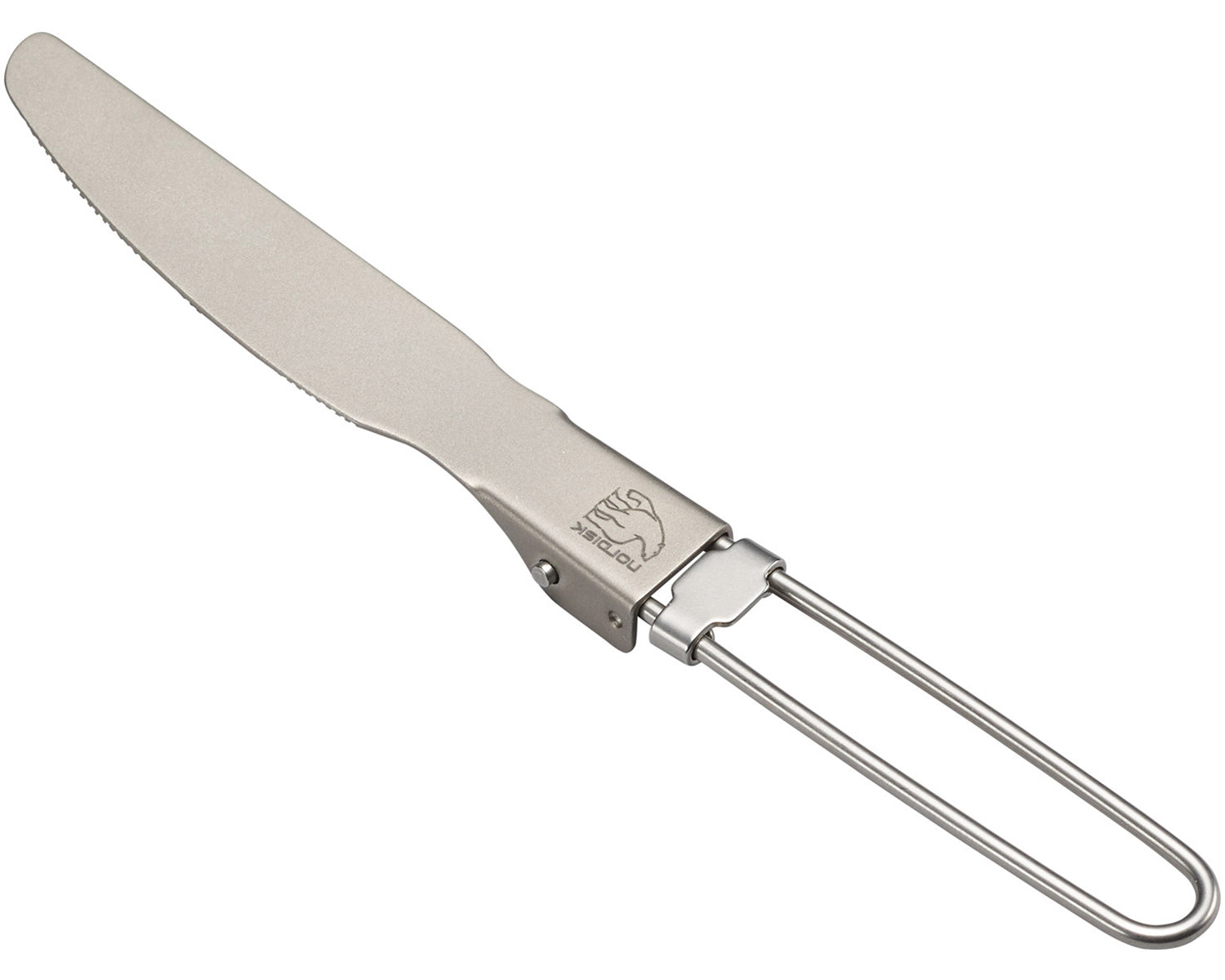 Foldbar Kniv Titanium - Matt Silver