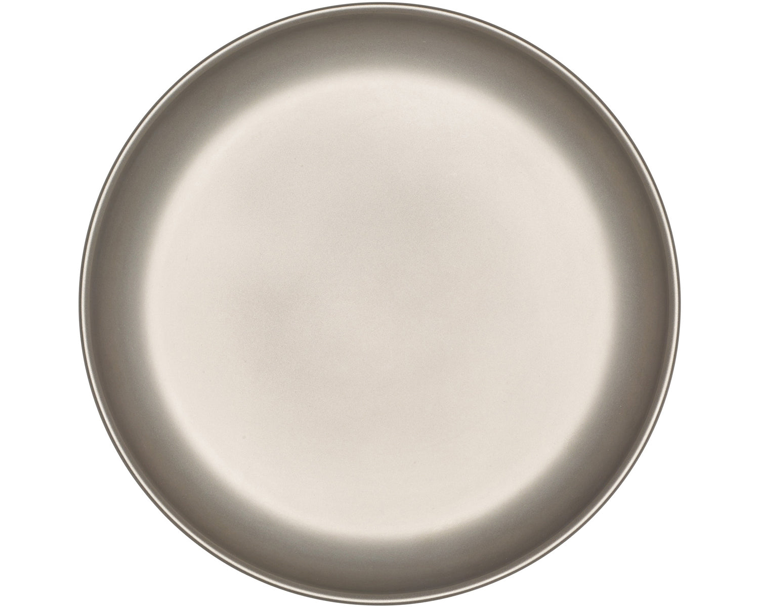 Titanium Tallerken - Matt Silver