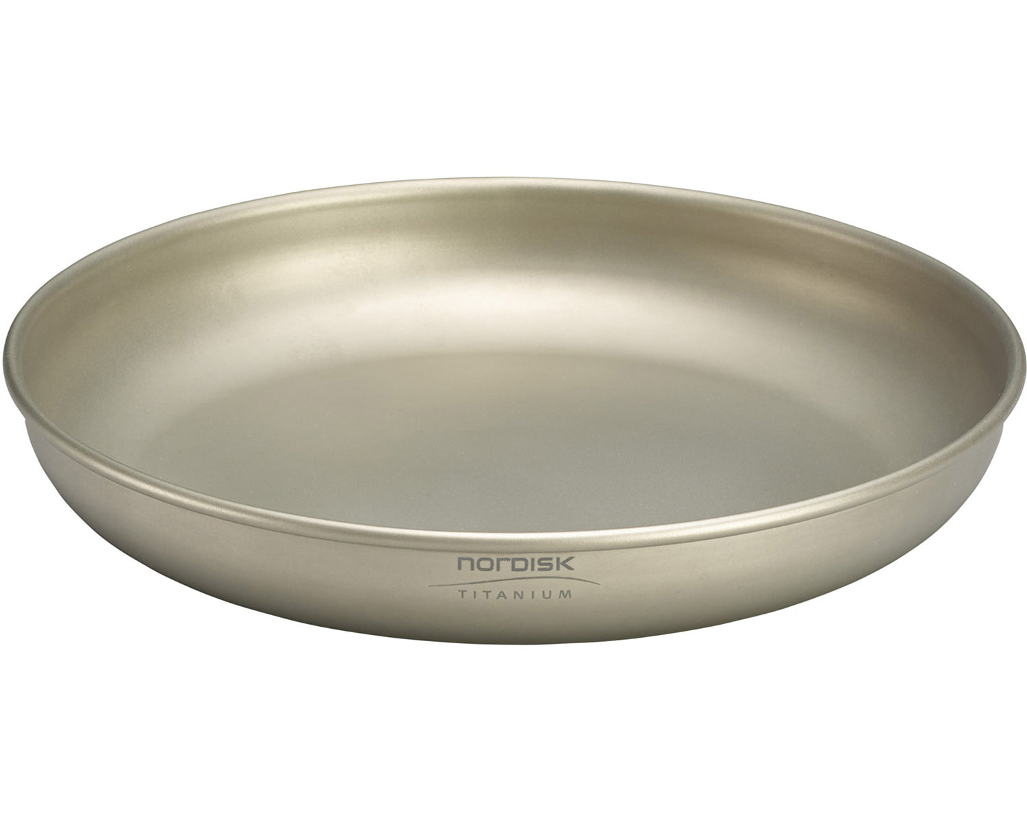 Titanium Tallerken - Matt Silver