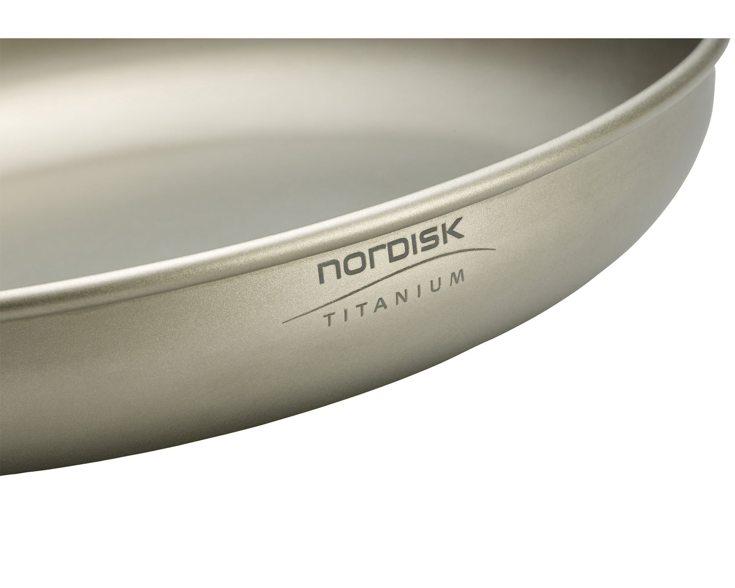 Titanium Tallerken - Matt Silver