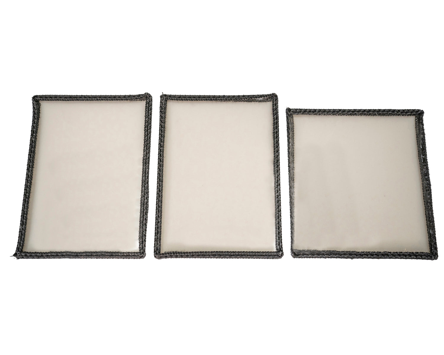 Torden Glass - Set of three (1 front, 2 side) | White