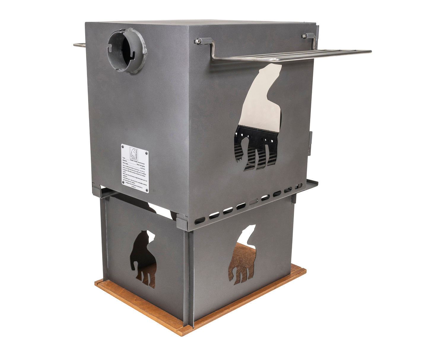 Torden Wood Burner Set - Black