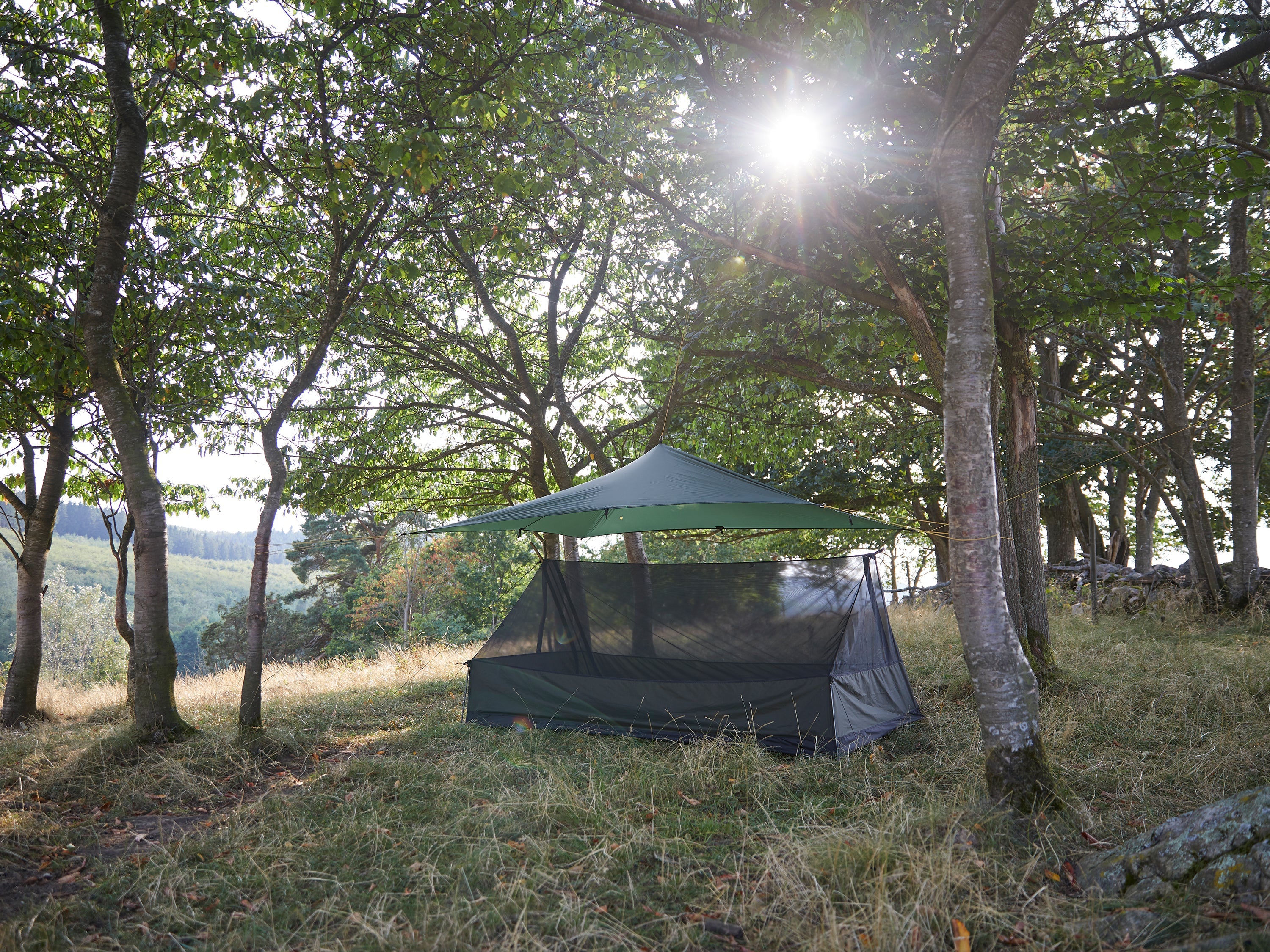 Troms Mesh Cabin Telt - 2 personer | Dark Moss