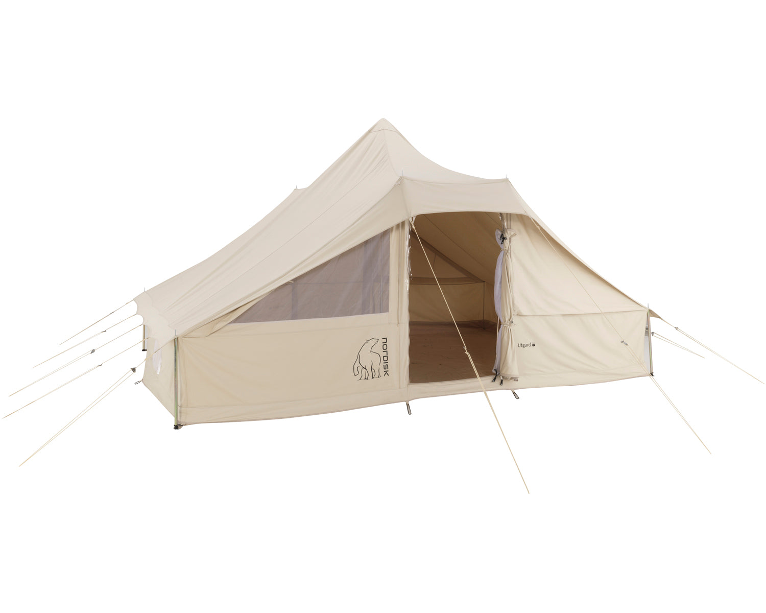 Utgard 13.2 Glampingtelt - 13.2 m² | 6 personer | Sandshell