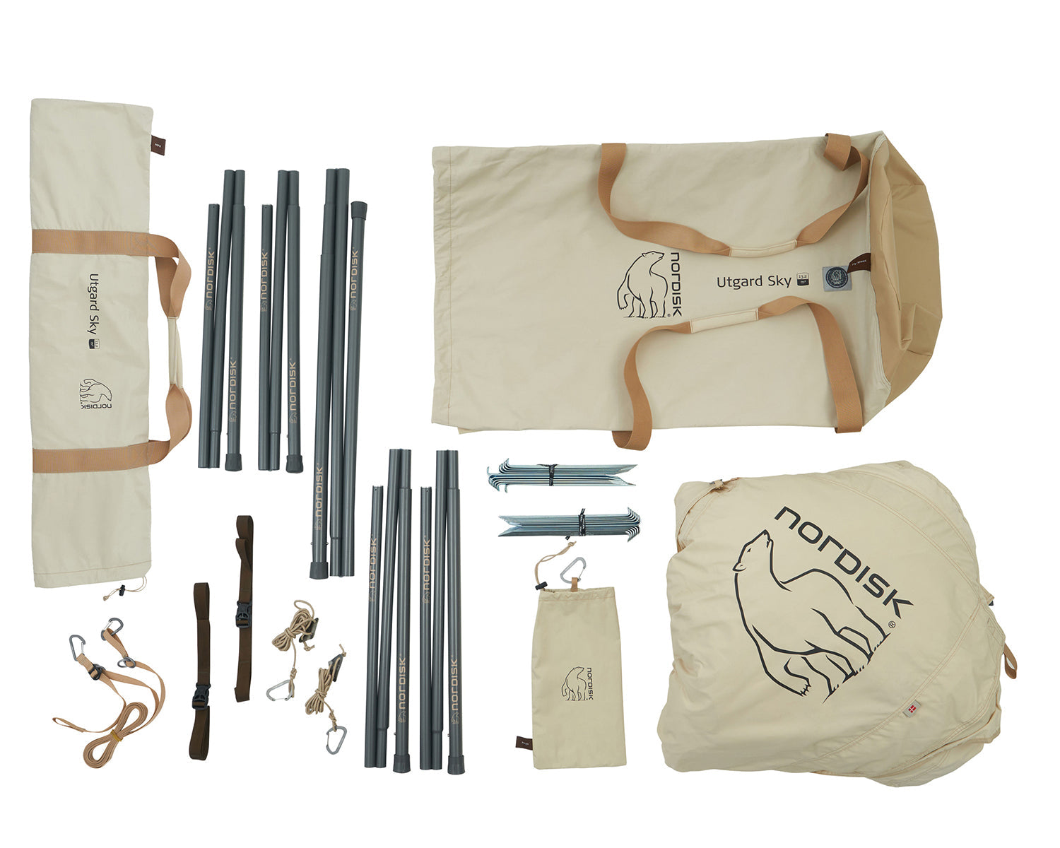 Utgard Sky 13.2 Glampingtelt - 13.2 m² | 6 personer | Sandshell