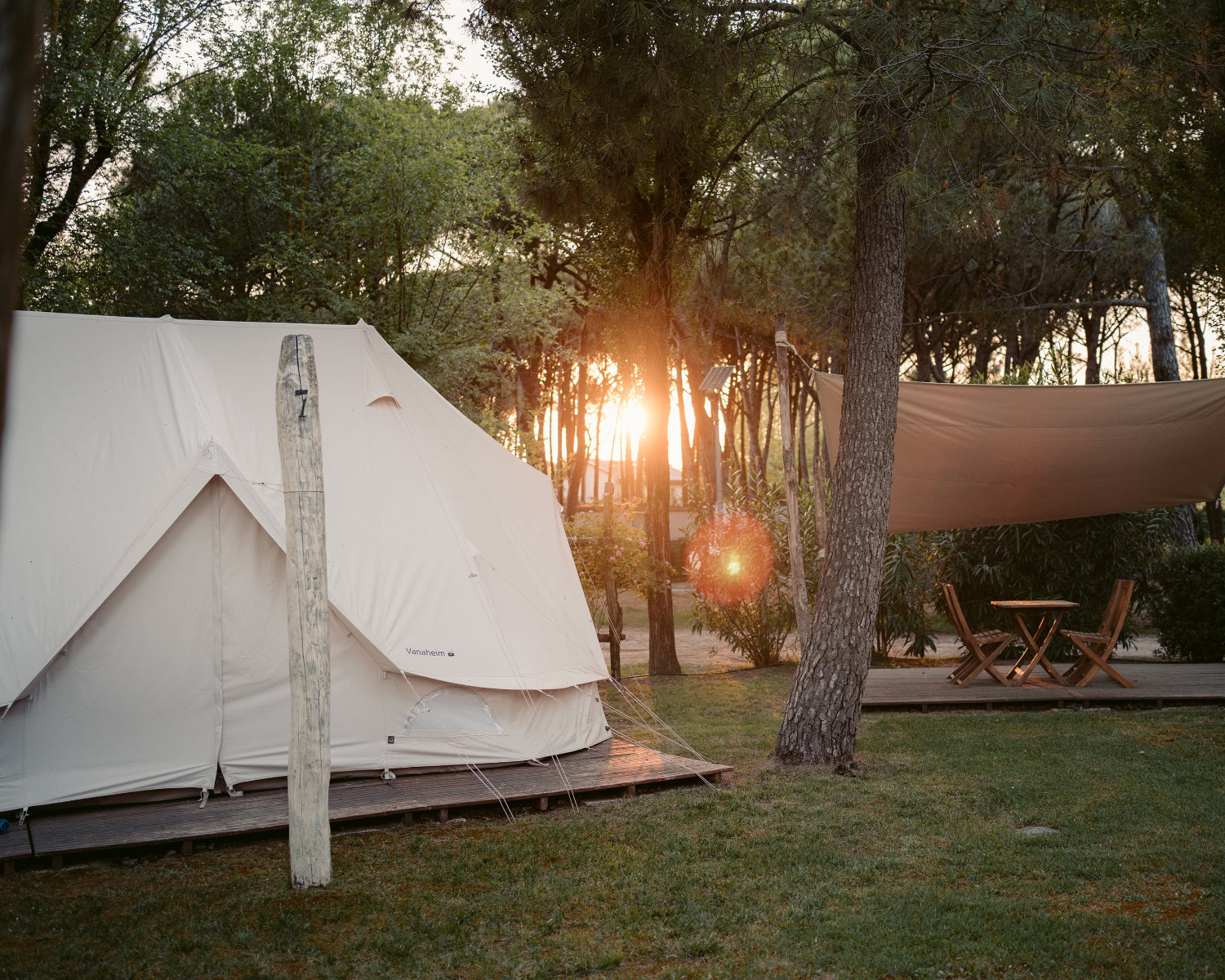 Vanaheim 40 Glampingtelt - 40 m² | 20 personer | Sandshell