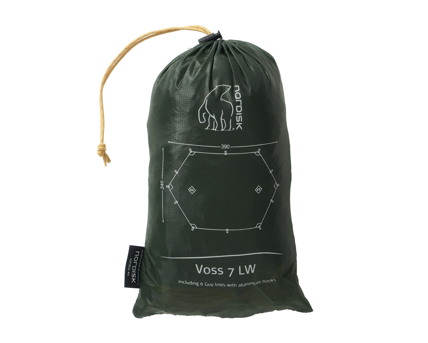 Voss 7 LW Multitarp - 7 m² | Forest Green