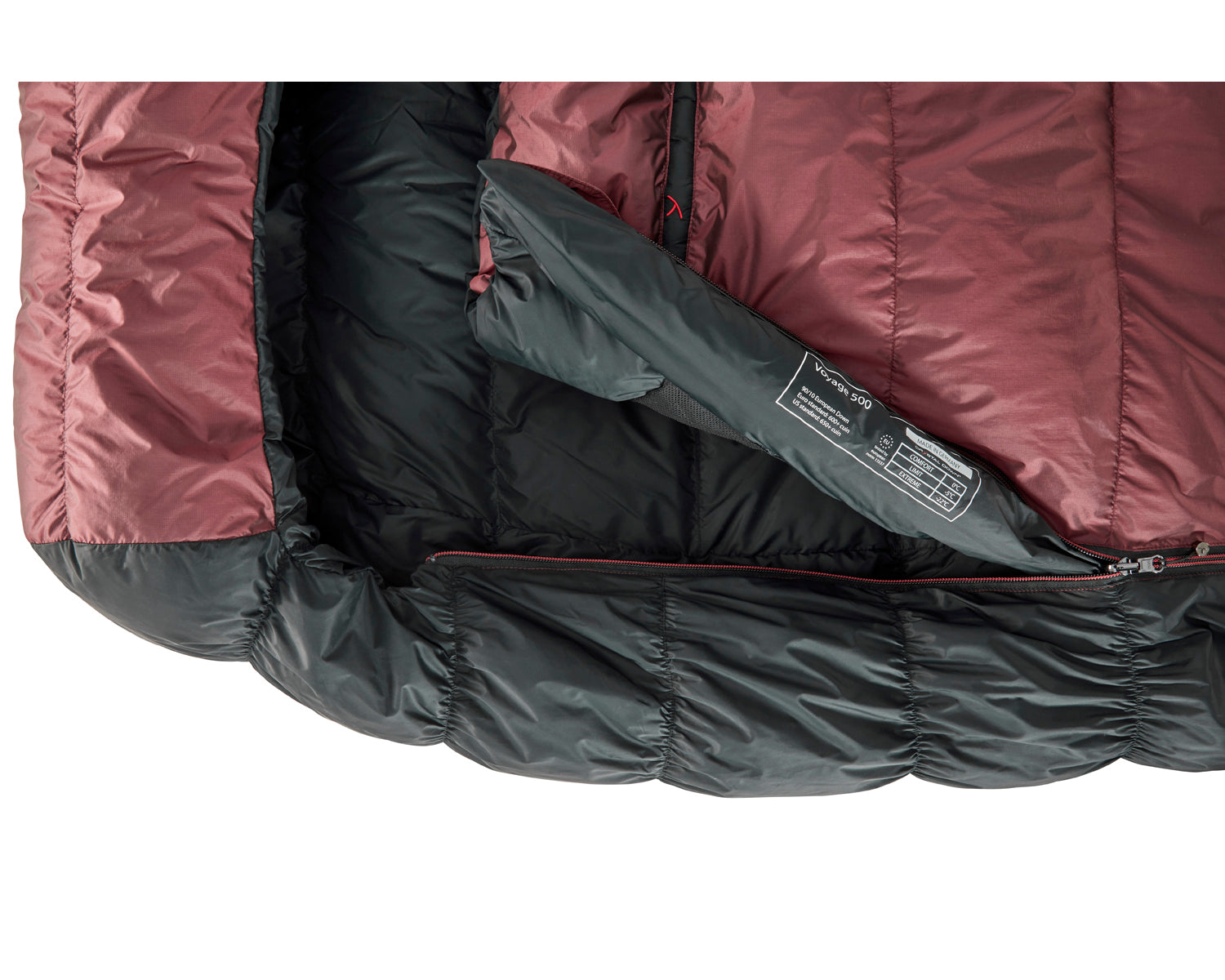 Voyage 500 Sovepose - Right Zip | Ribbon Red