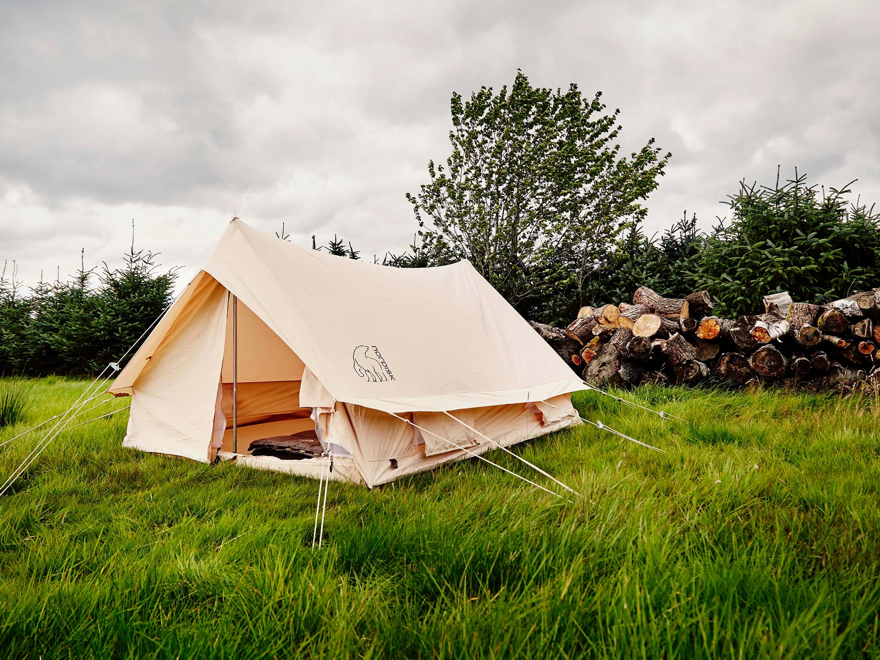 Ydun 5.5 Glampingtelt - 5.5 m² | 4 personer | Sandshell