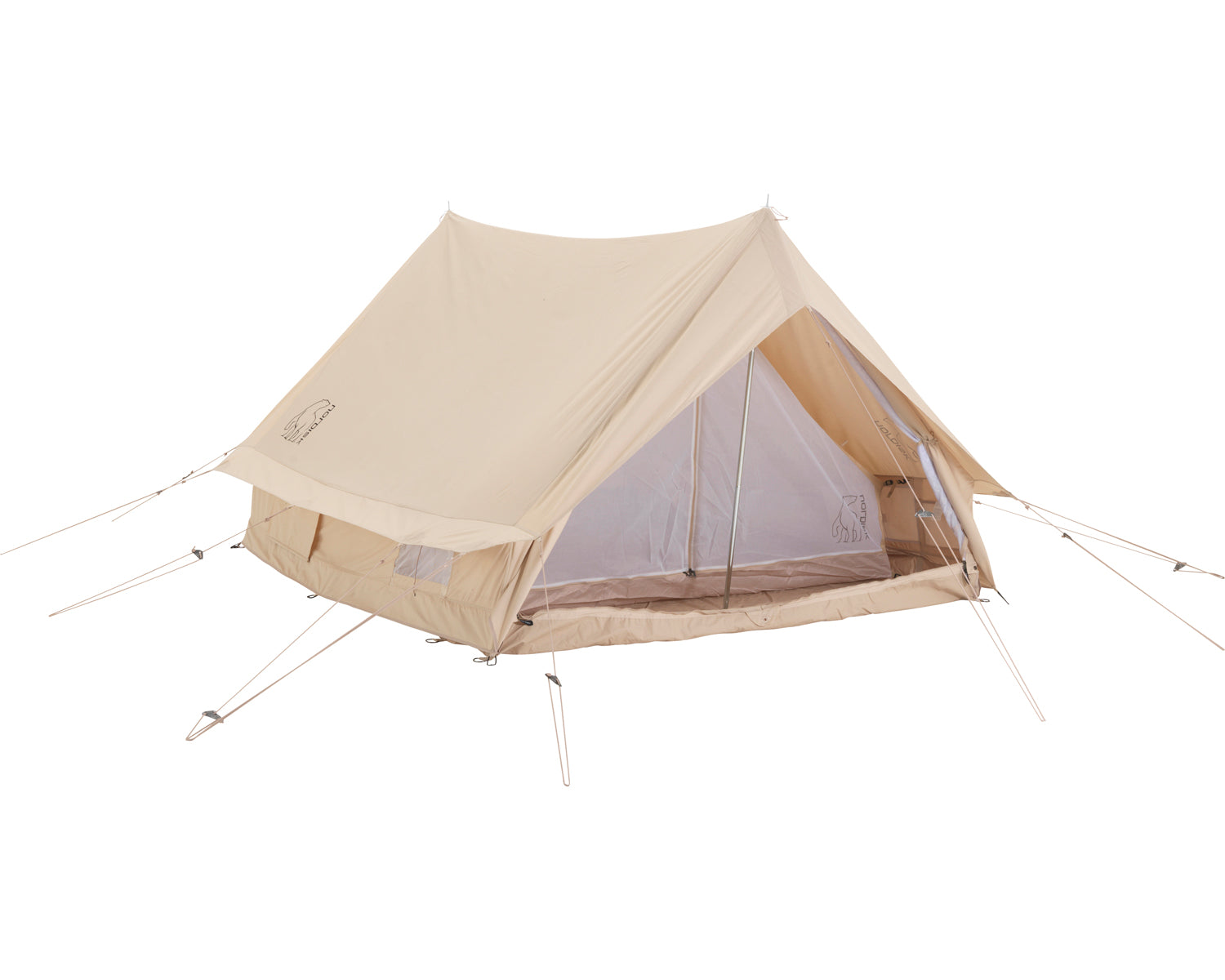 Ydun 5.5 Glampingtelt - 5.5 m² | 4 personer | Sandshell
