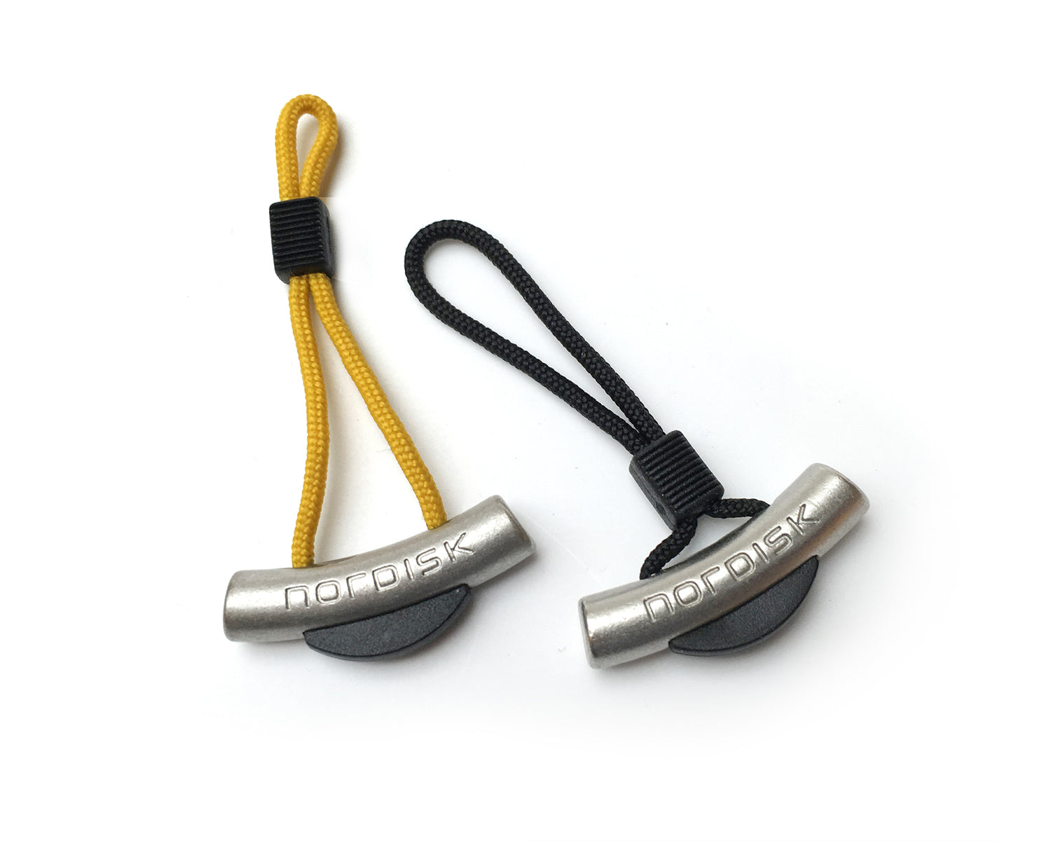 Zipper Puller Thors Hammer (10 stk. sorte/5 stk. gule) - Black/Yellow