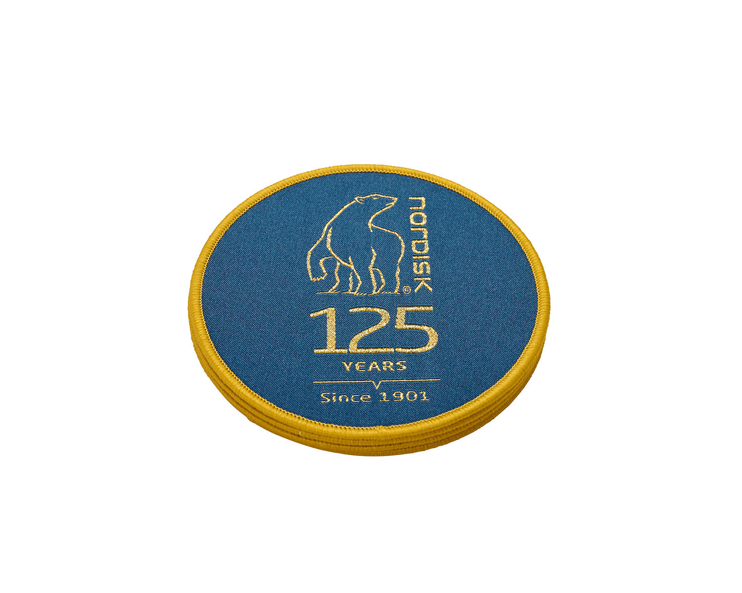 125 Års Glasbrikker (4 stk.) - Sailor Blue