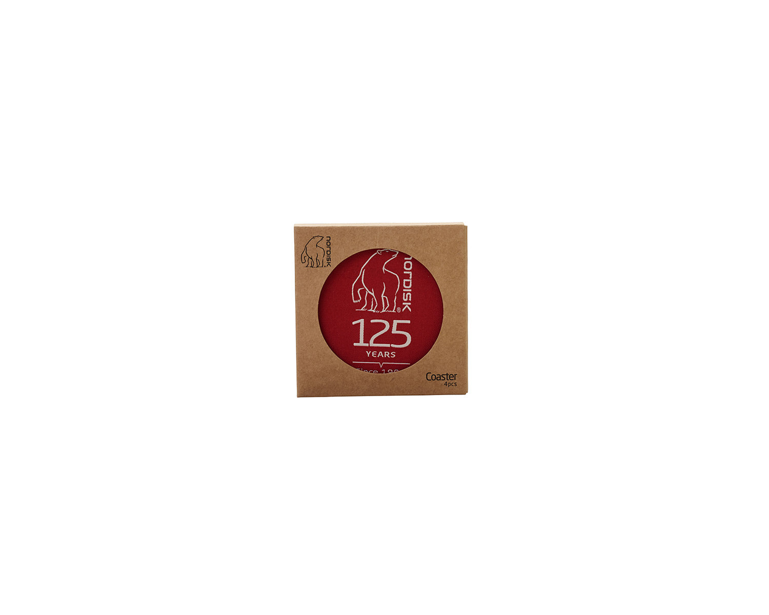 125 Års Glasbrikker (4 stk.) - Red Ochre