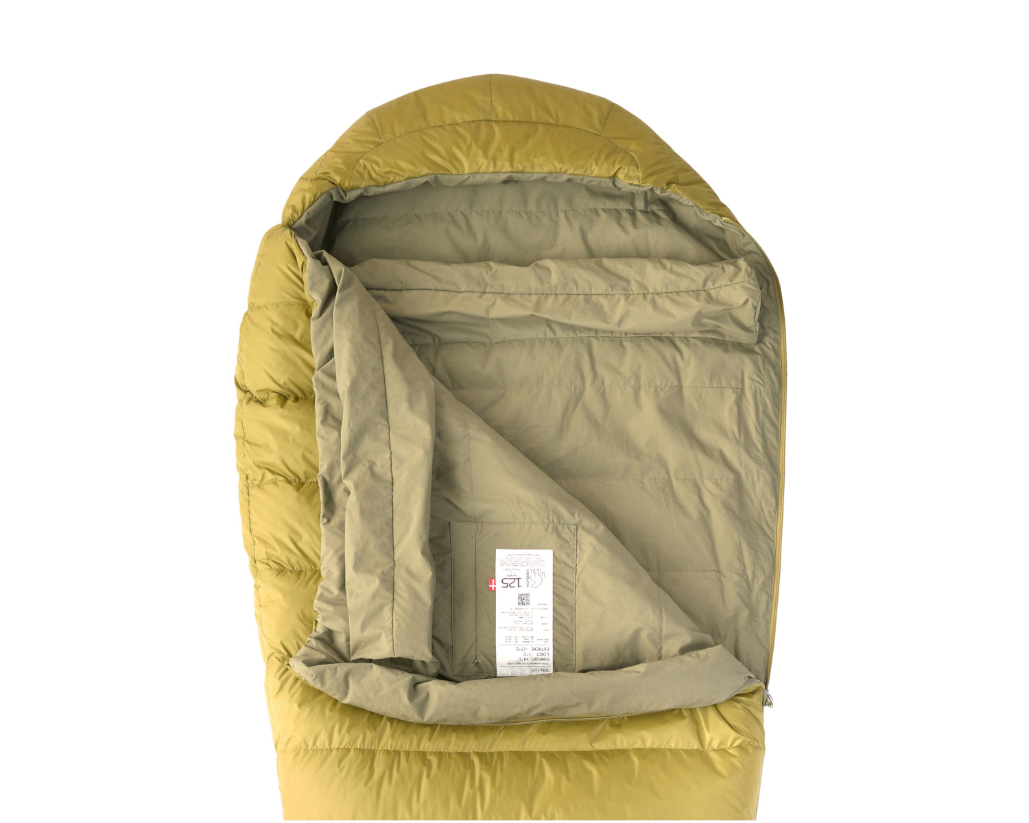 125 Års Camin ±0° Mummy Sovepose - Green Moss