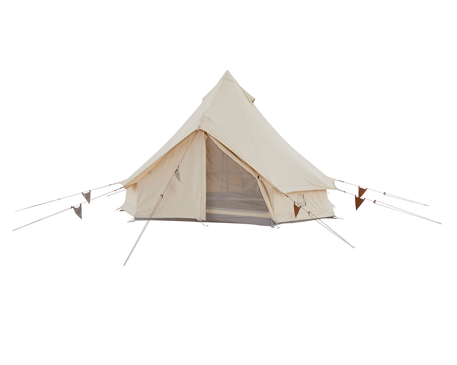 Asgard Tech Mini Glamping Tent Incl. Colour Pack - 2 personer | Dachshund Chocolate