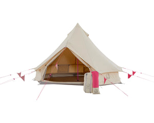 Asgard Tech Mini Glamping Tent Incl. Colour Pack - 2 personer | Azalea Cherry Pink