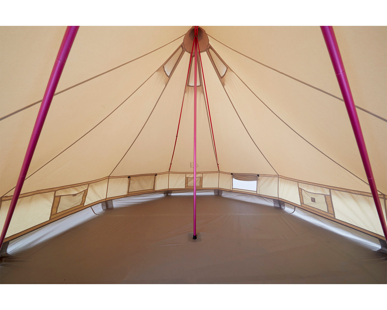 Asgard Tech Mini Glamping Tent Incl. Colour Pack - 2 personer | Azalea Cherry Pink