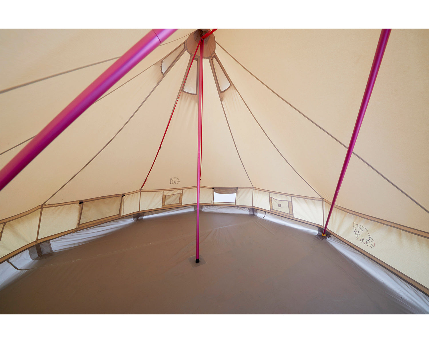 Asgard Tech Mini Glamping Tent Incl. Colour Pack - 2 personer | Azalea Cherry Pink
