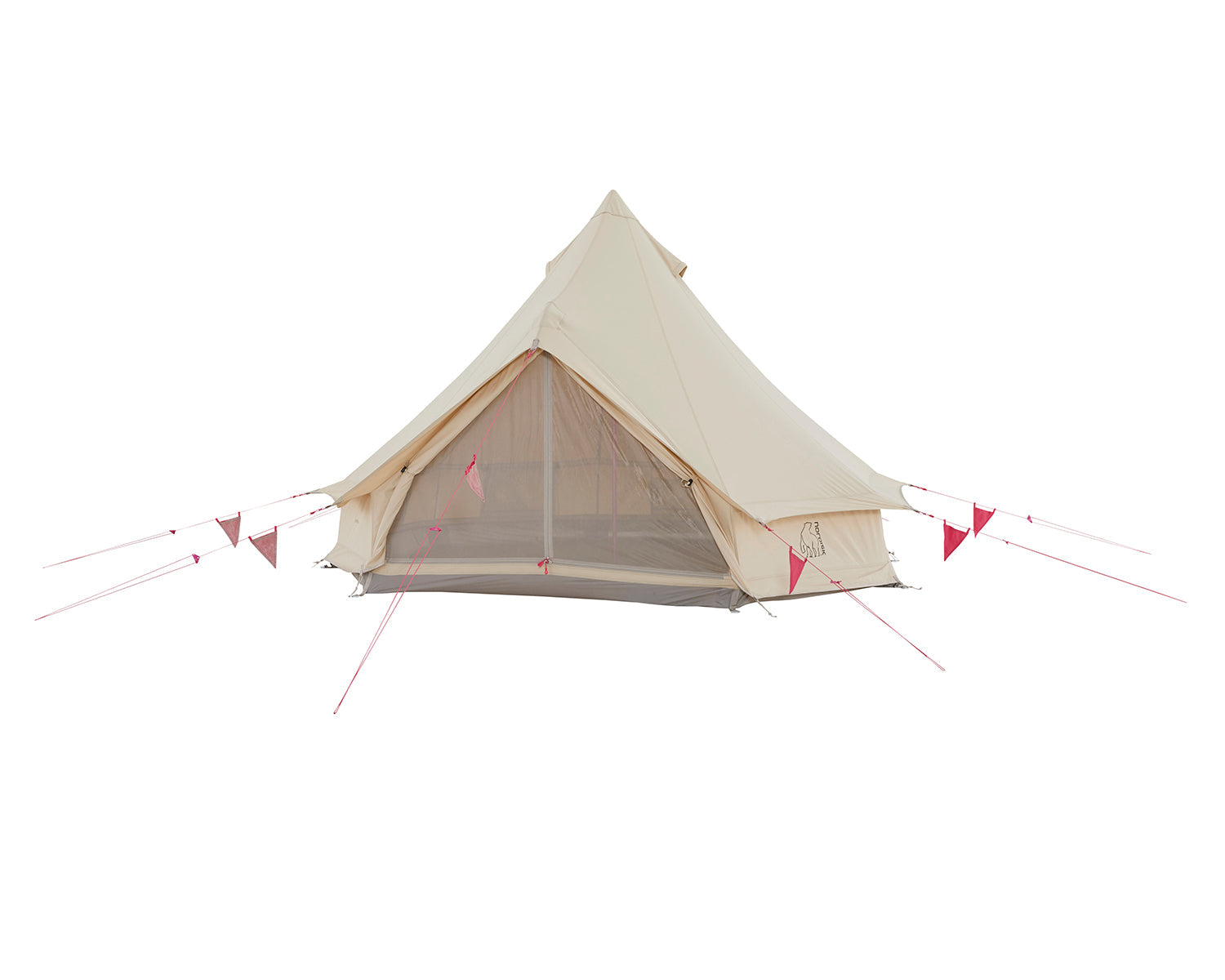 Asgard Tech Mini Glamping Tent Incl. Colour Pack - 2 personer | Azalea Cherry Pink