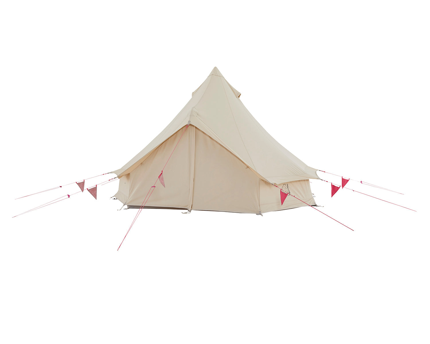 Asgard Tech Mini Glamping Tent Incl. Colour Pack - 2 personer | Azalea Cherry Pink