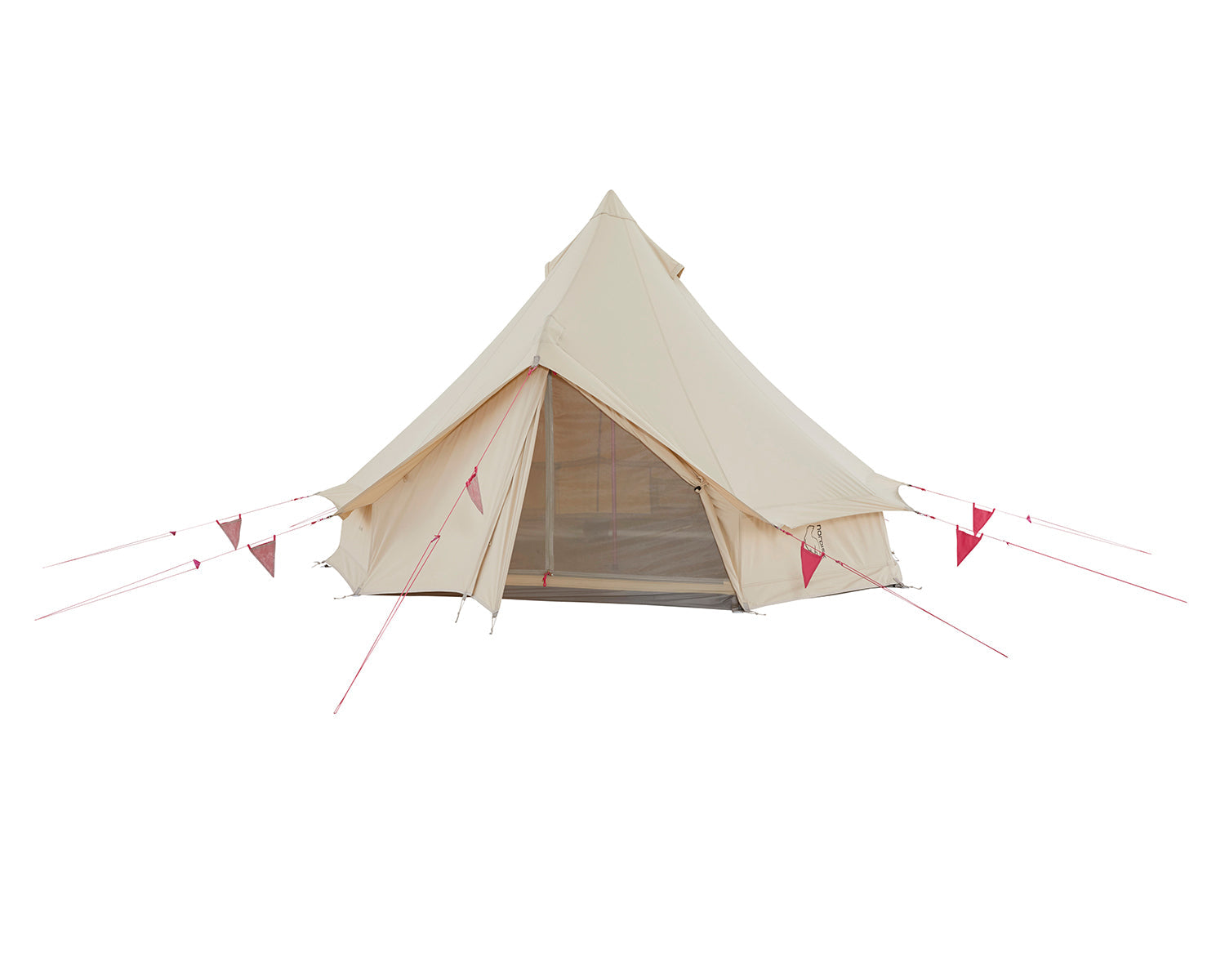 Asgard Tech Mini Glamping Tent Incl. Colour Pack - 2 personer | Azalea Cherry Pink