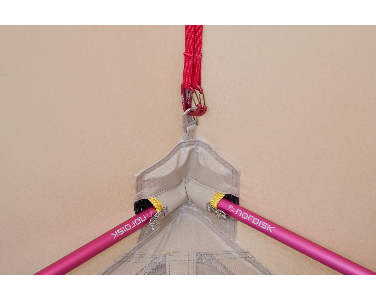 Asgard Tech Mini Glamping Tent Incl. Colour Pack - 2 personer | Azalea Cherry Pink