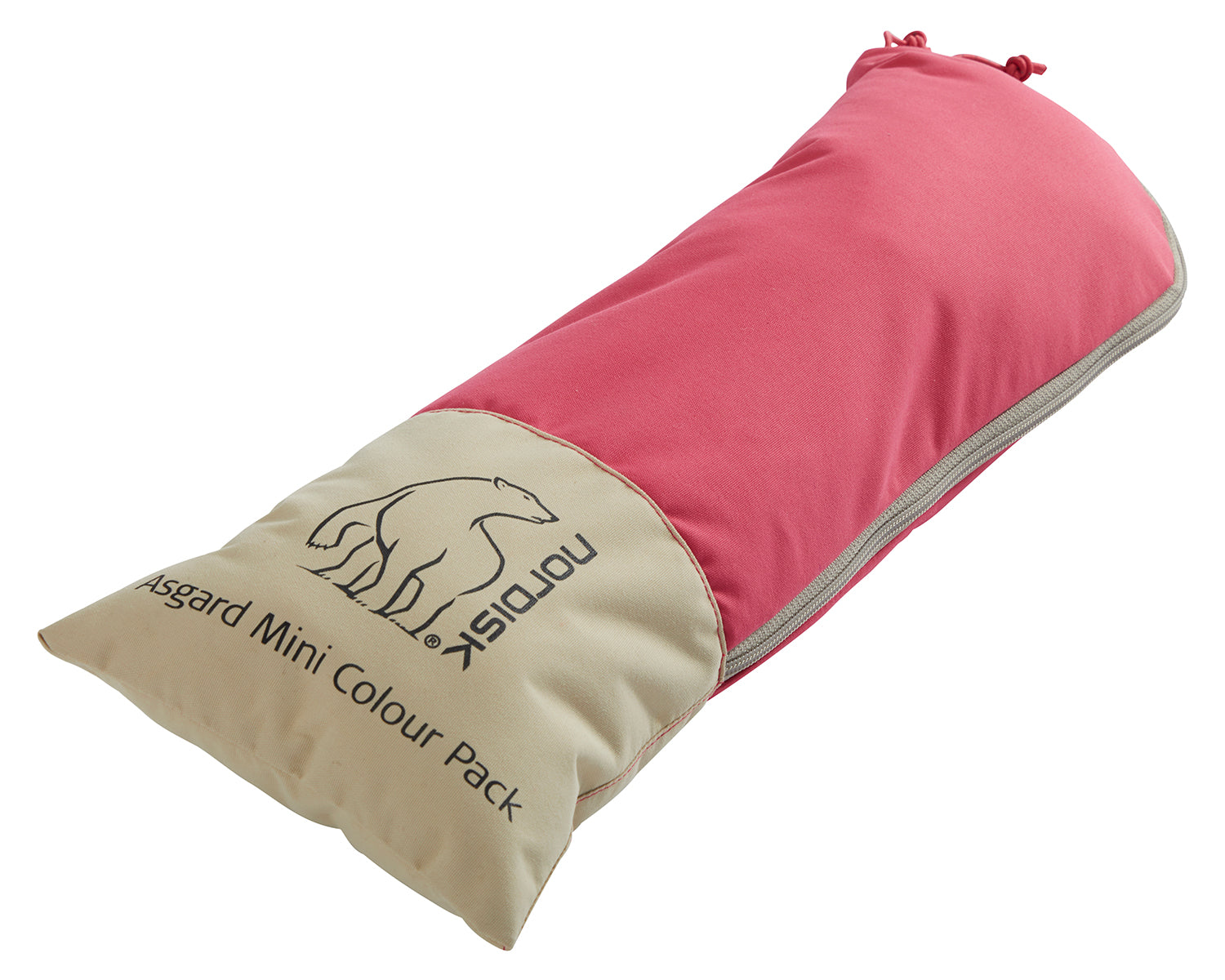 Asgard Tech Mini Glamping Tent Incl. Colour Pack - 2 personer | Azalea Cherry Pink