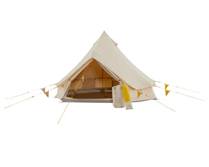 Asgard Tech Mini Glamping Tent Incl. Colour Pack - 2 personer | Mustard Yellow
