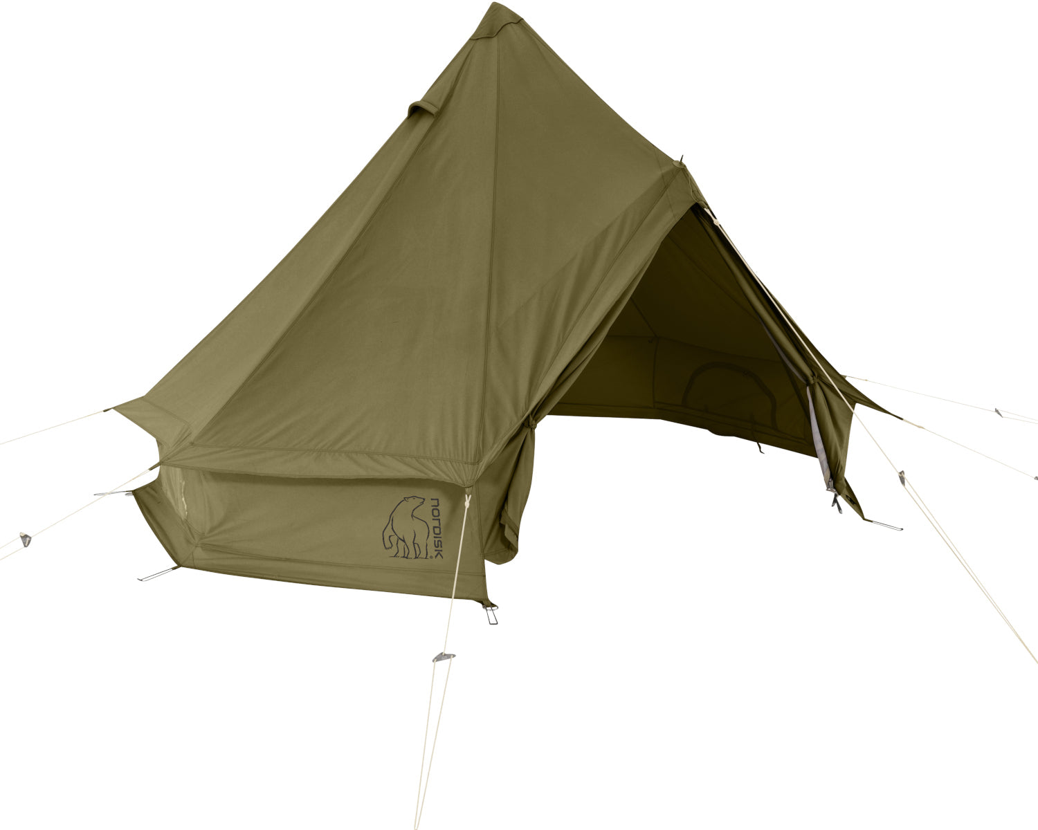 Asgard 12.6 Glampingtelt - 12.6 m² | 6 personer | Green Khaki