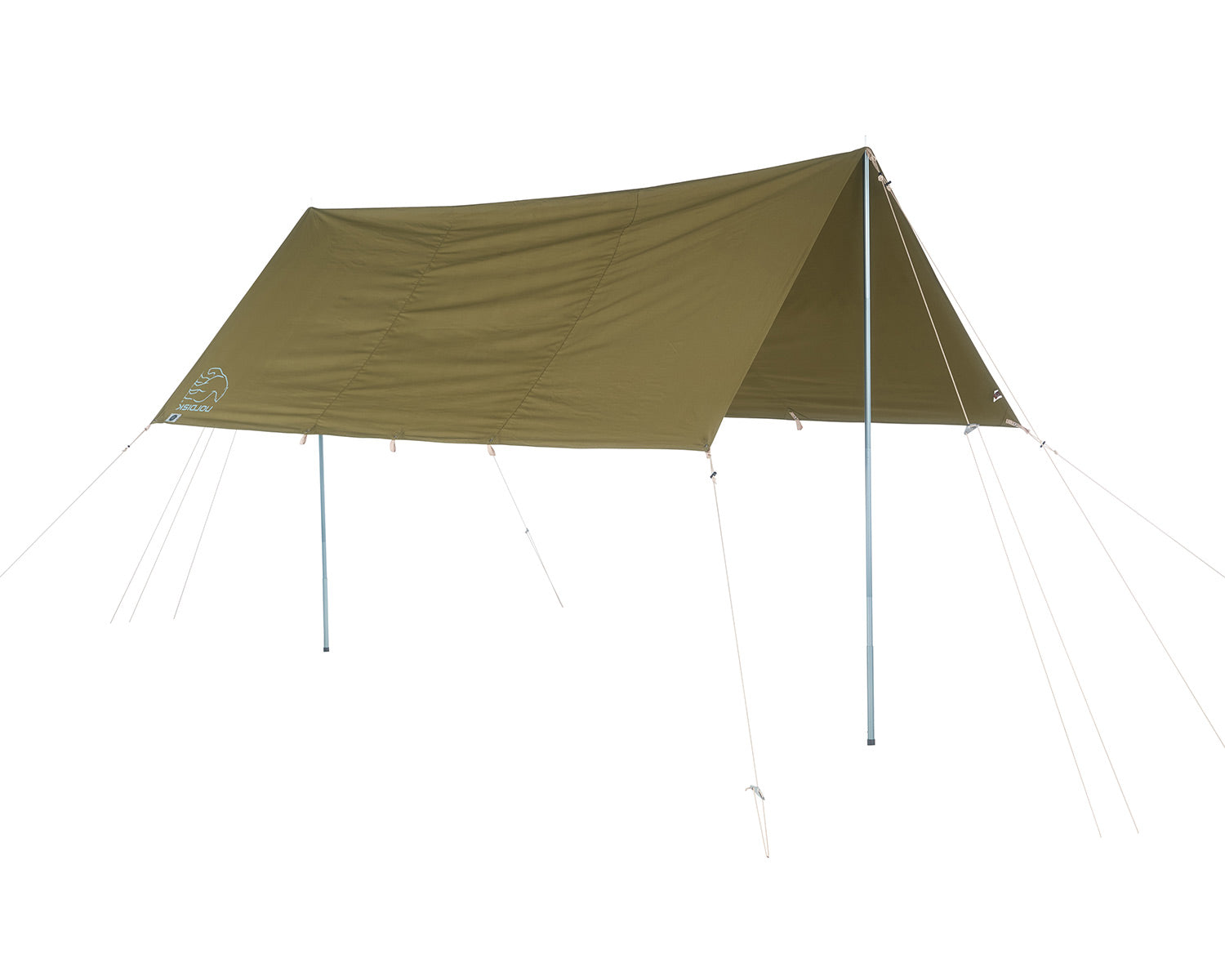 Kari 12 Bomuldstarp - 12 m² | Green Khaki