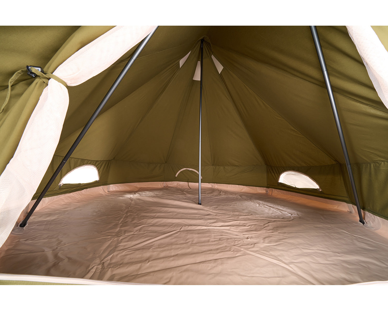 Asgard 7.1 Glampingtelt - 7.1 m² | 3 personer | Green Khaki