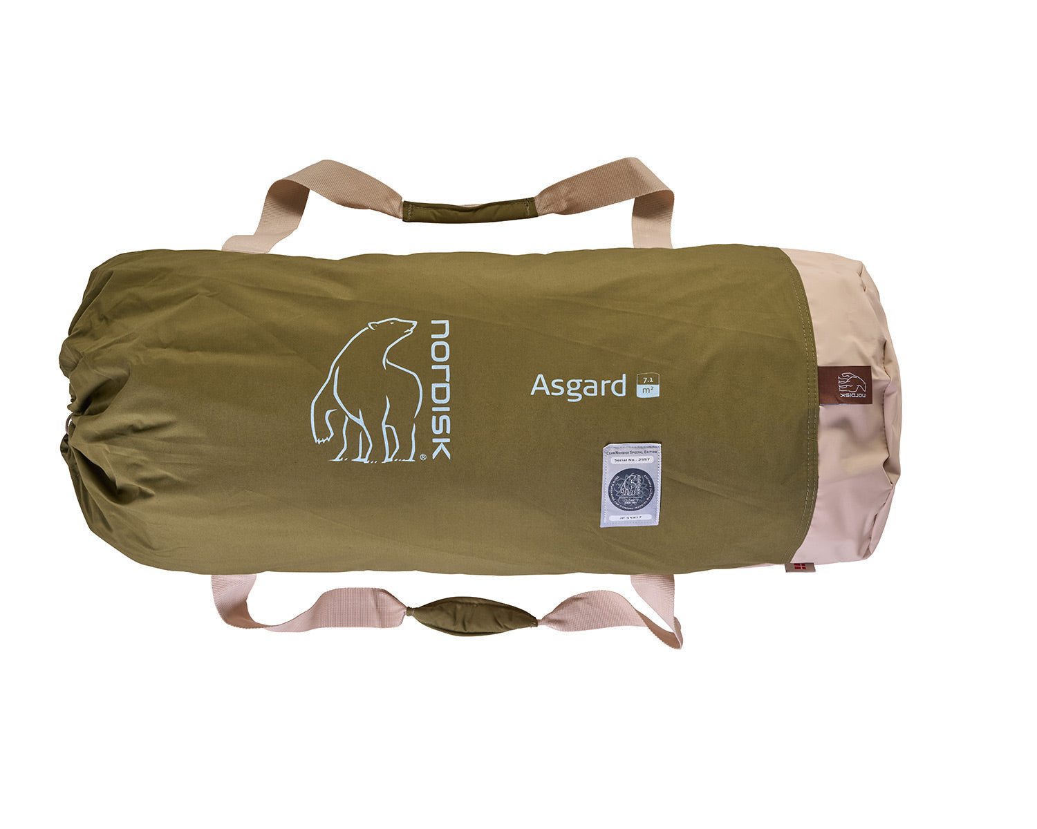 Asgard 7.1 Glampingtelt - 7.1 m² | 3 personer | Green Khaki