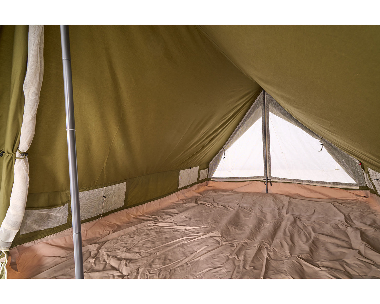 Ydun 5.5 Glampingtelt - 5.5 m² | 4 personer | Green Khaki