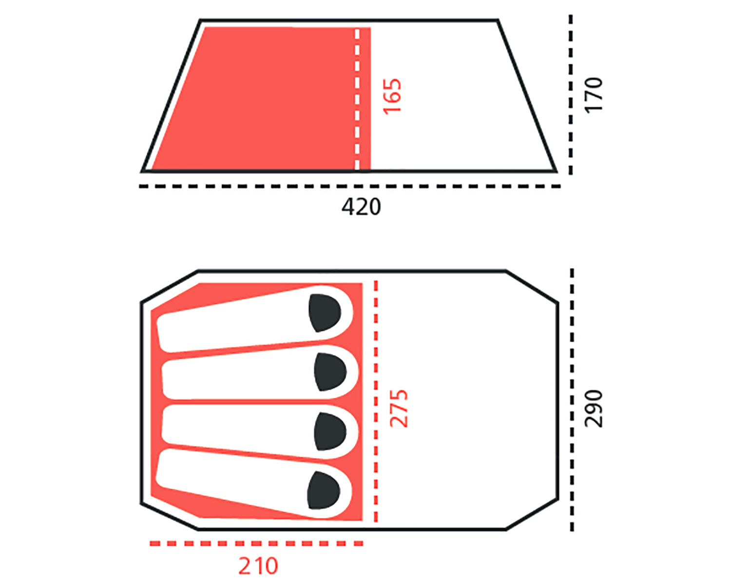 Robson 4 Tent, Capulet Olive