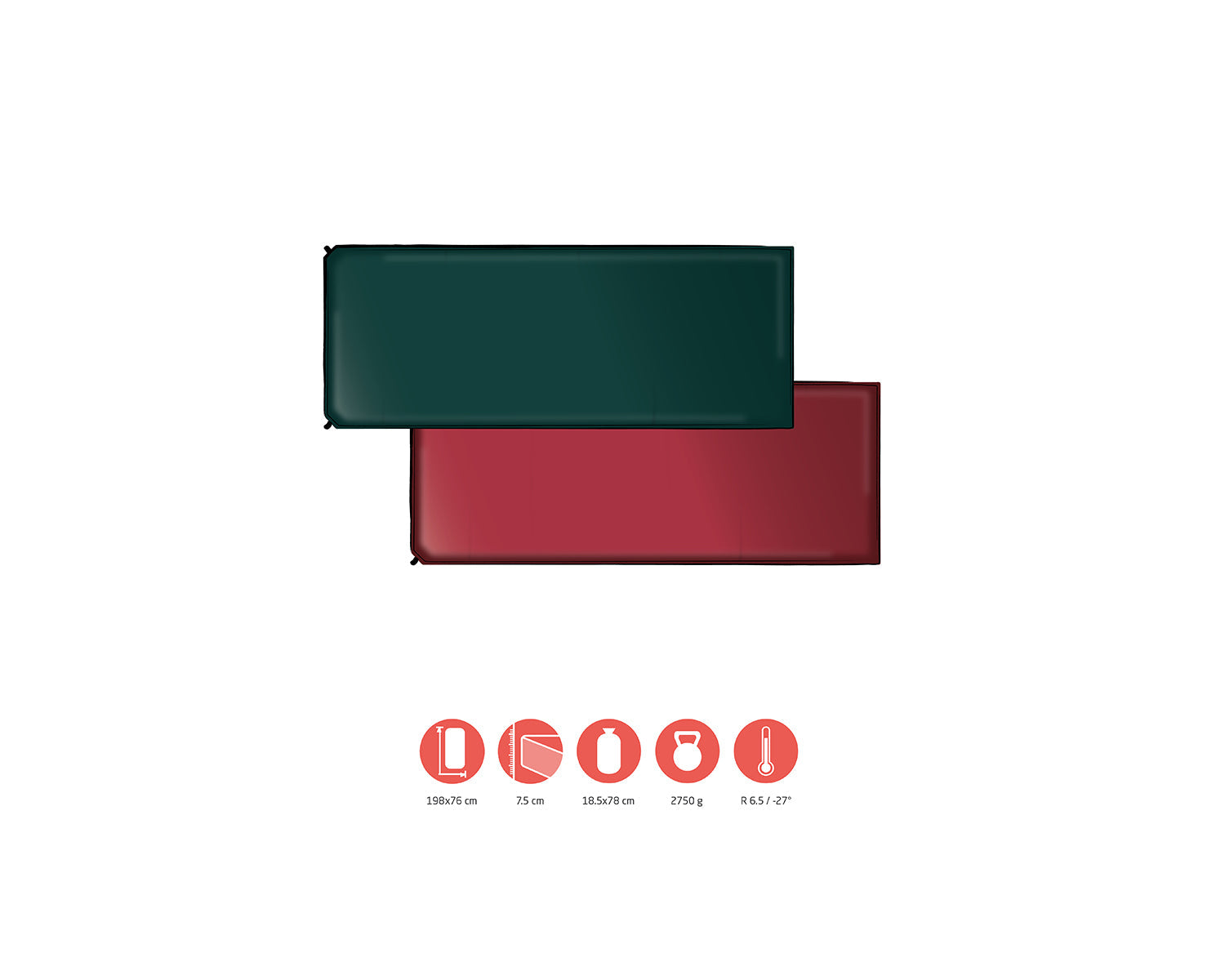 Hancock 7.5 XW Self-Infl. Mat, Botanical Garden Grey