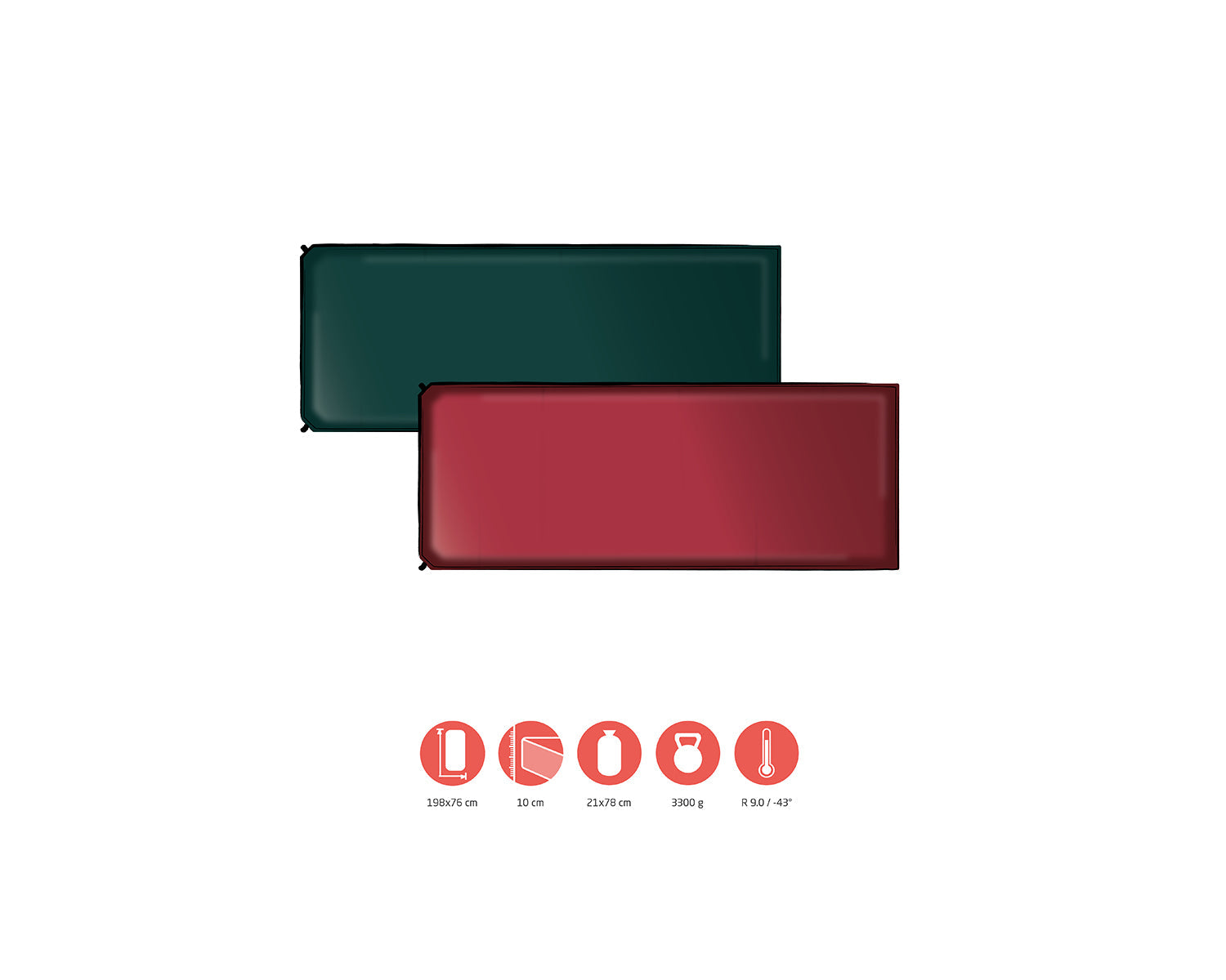 Hancock 10.0 XW Self-Infl. Mat, Botanical Garden Grey