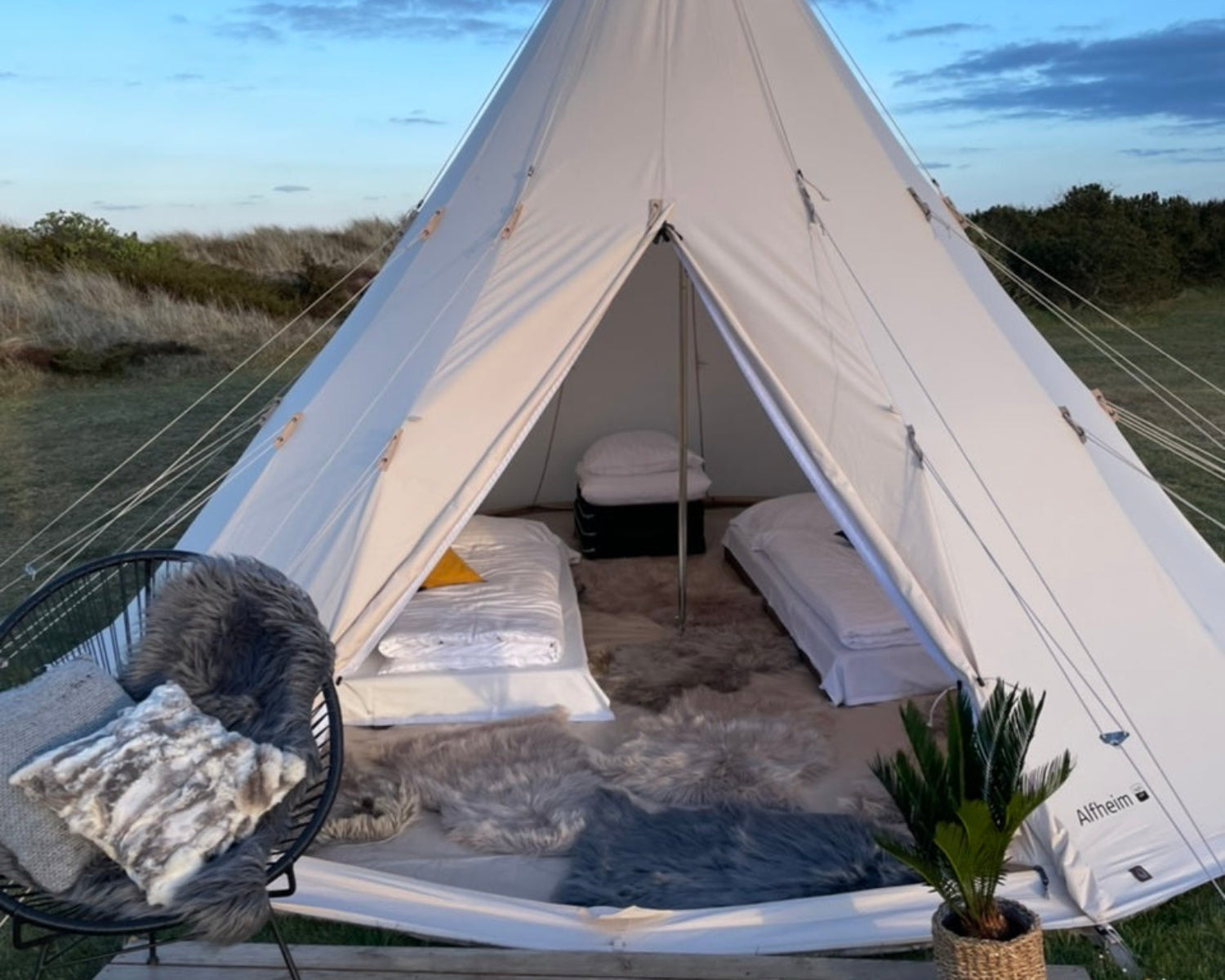 Alfheim 12.6 M² Glampingtelt | Glamping Telte fra Nordisk