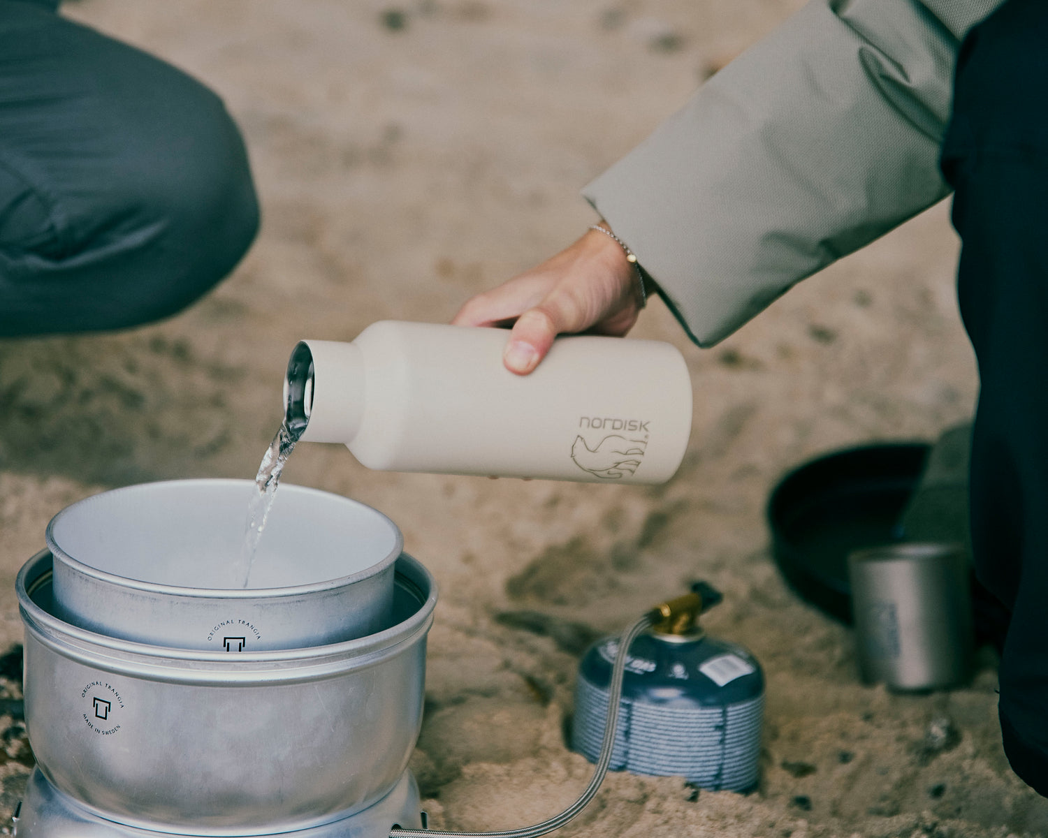 Drikkeflaske Stål 500ml - Sandshell